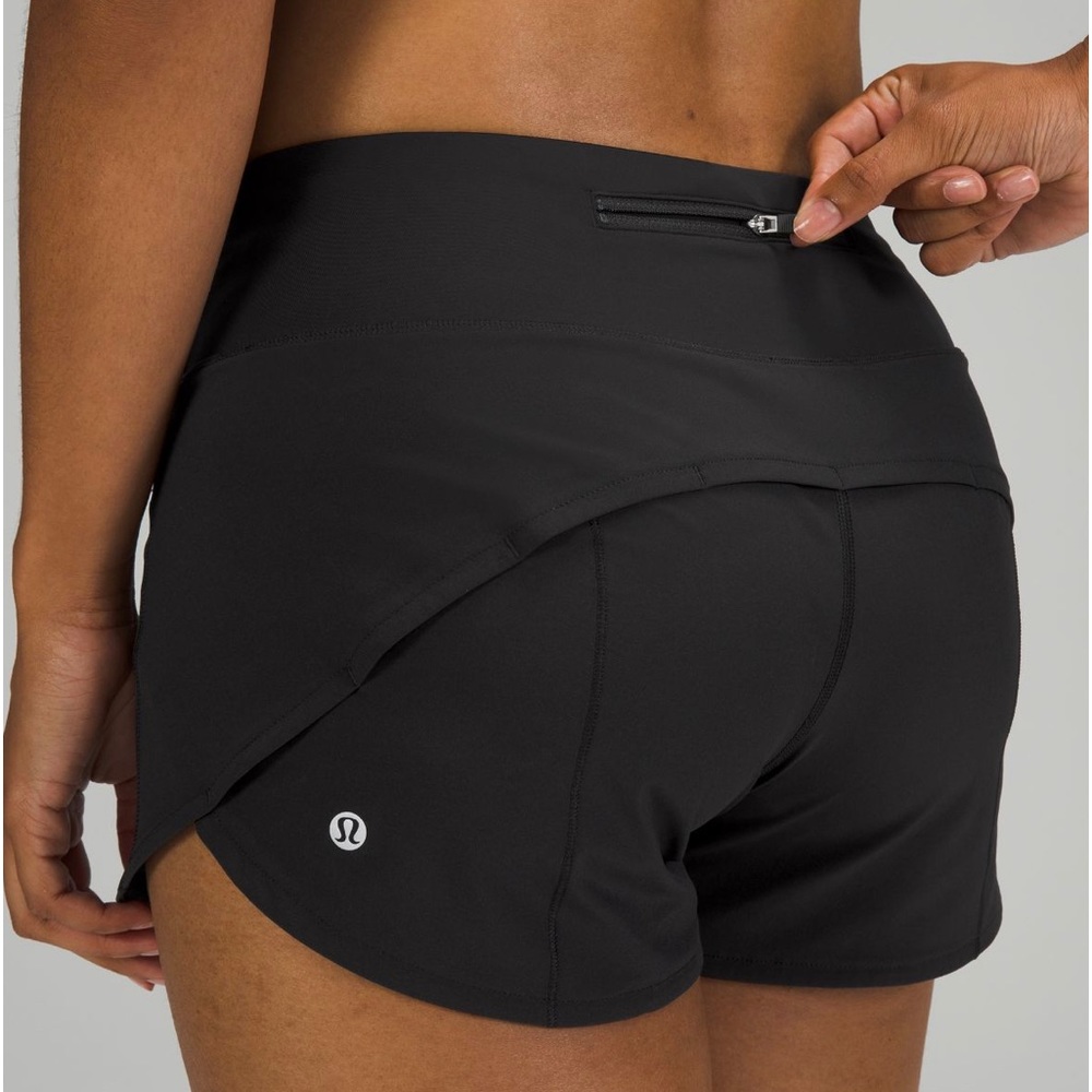 Lululemon Speed Up Midrise 4' Shorts | Rarely Worn | Black | Size 8